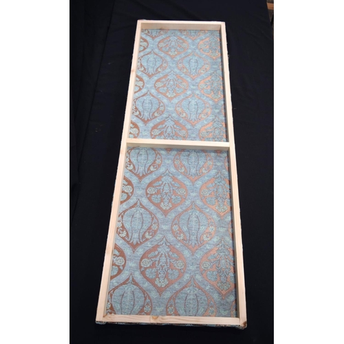 2886 - A  Framed Islamic Fabric 40 x 125cm.