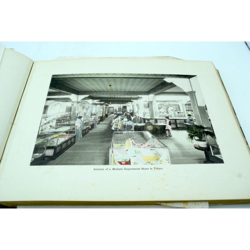 2918 - A Colour photograph album entitled Sights and scenes in Fair Japan 46 pictures .