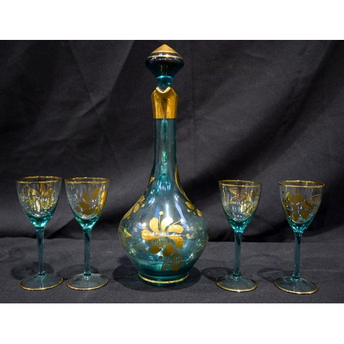 2937 - A collection of Glass items including vases, bowls, Ewer, glasses etc Qty.