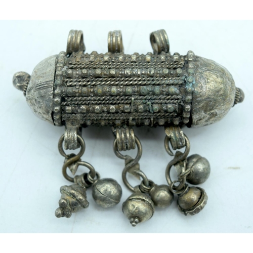 2921 - A collection of Bedouin white metal jewellery bracelets, pendants etc Qty.