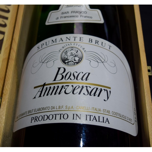 2935 - A boxed 9 litre Bosca anniversary spumante brut .