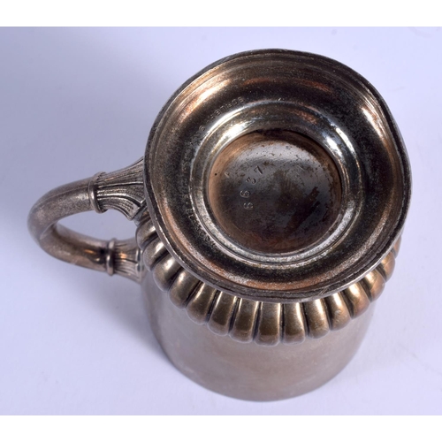 777 - AN ANTIQUE SILVER CHRISTENING MUG. London 1891. 161 grams. 10 cm high.