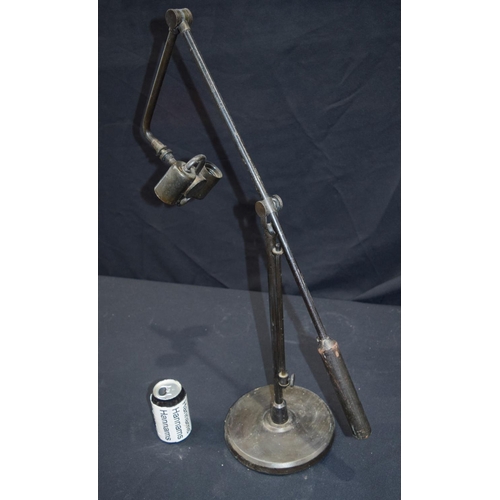 2976 - A vintage Visual Comfort and Co swing arm lamp 75cm.