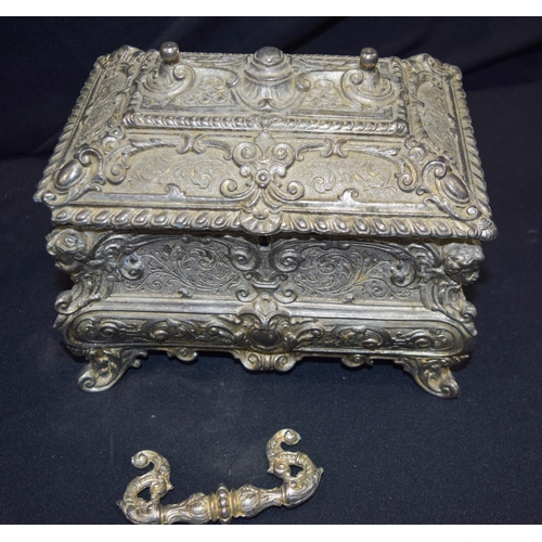 2998 - A Huge block of Pyrite, bronze swan on a stone, stone book ends, gilded bronze of a female etc (7)