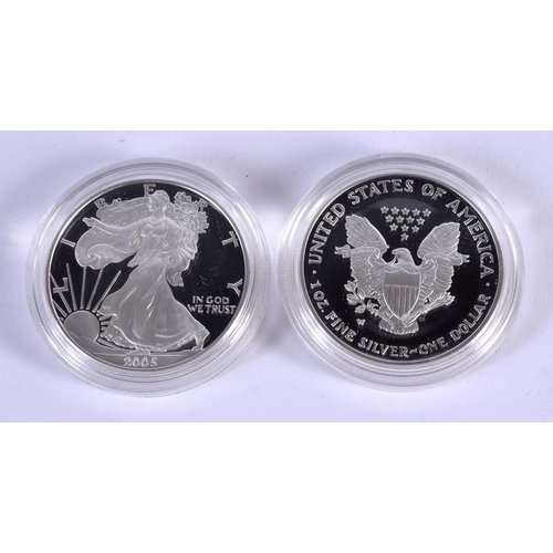 918 - SEVEN AMERICAN PROOF COINS. (7)