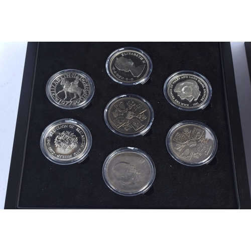 932 - TWO BOXED SILVER PROOF COIN SETS. (2)