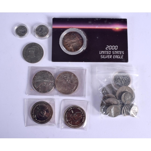 920 - A SILVER PROOF COIN etc. (qty)