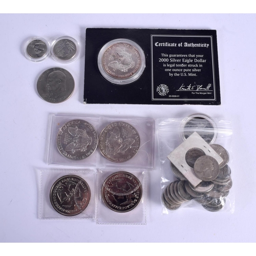 920 - A SILVER PROOF COIN etc. (qty)