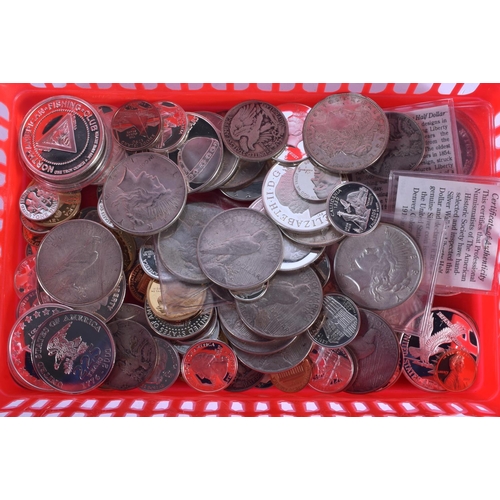 923 - 1.4 KGS OF SILVER PROOF COINS. (qty)