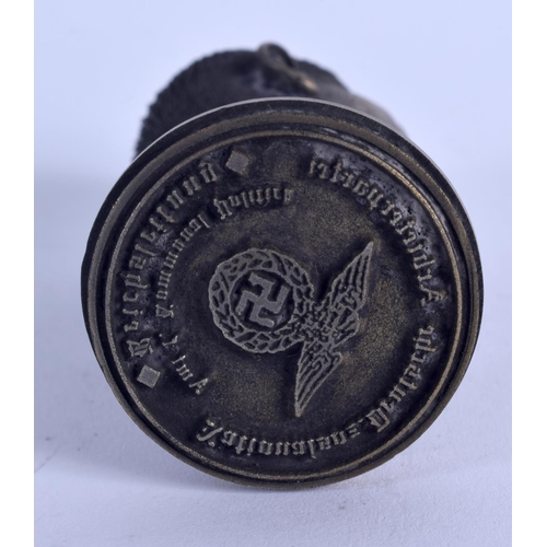 942 - A CONTEMPORARY CONTINENTAL ADOLF HITLER DESK SEAL. 7 cm high.