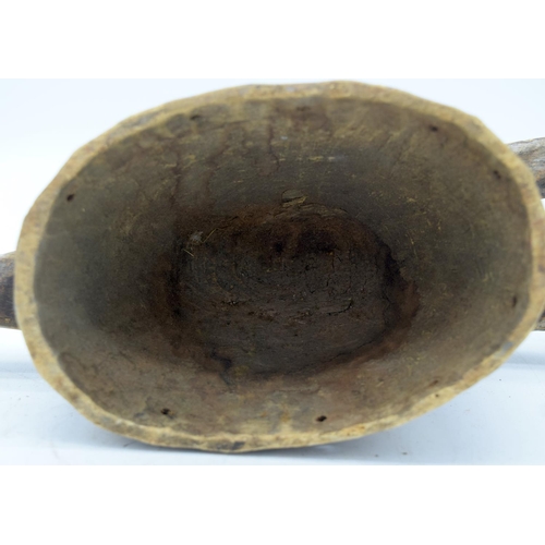 20 - AFRICAN TRIBAL MOSSI WAN NYAKA - ANTELOPE MASK, BURKINA FASO.  41cm x 13cm