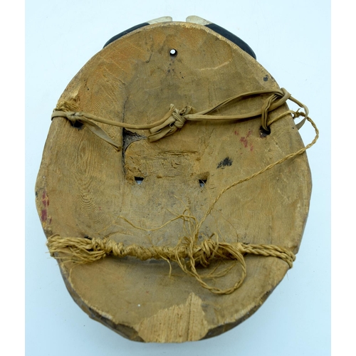 40 - AFRICAN TRIBAL DAN BUGLE MASK, IVORY COAST / LIBERIA.  24cm x 14cm