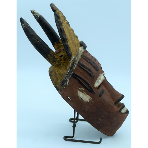 48 - AFRICAN TRIBAL IGBO MASK, NIGERIA40cm x 15cm