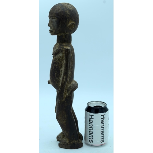56 - AFRICAN TRIBAL LOBI FIGURE. BURKINA FASO.  39cm x 9cm
