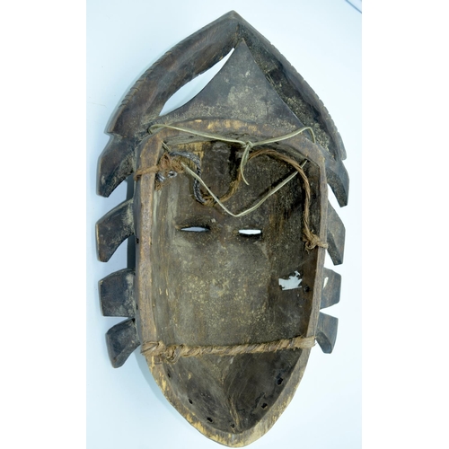 57 - AFRICAN TRIBAL SENUFO KPELIE, IVORY COAST.  40cm x 25cm