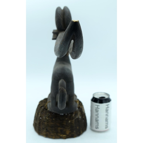 59 - AFRICAN TRIBAL BAMANA CHI WARA. BURKINA FASO.  64cm x 39cm