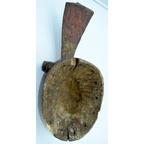 9 - AFRICAN TRIBAL MOSSI MASK, BURKINA FASO.  39cm x 16cm