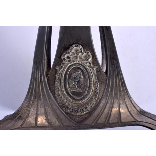 1144 - A STYLISH ART NOUVEAU SILVER PLATED WMF TABLE CENTREPIECE presented to Mrs Stanley Lockwood for the ... 