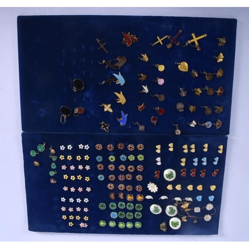 1308 - ASSORTED ENAMEL BUTTONS etc. (qty)