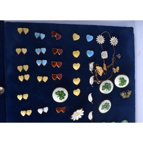 1308 - ASSORTED ENAMEL BUTTONS etc. (qty)