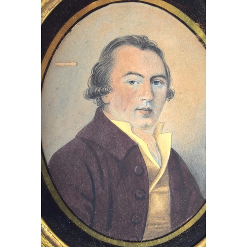 497 - AN EARLY 19TH CENTURY ENGLISH PAINTED WATERCOLOUR PORTRAIT MINIATURE depicting Richard Burbage. Imag... 