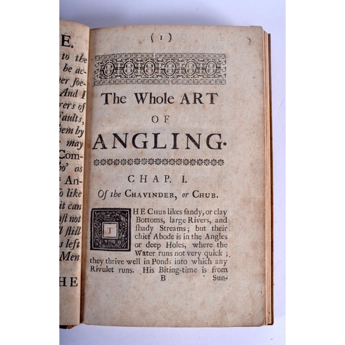 623 - The Whole Art of Fishing, London C1714, Laws of Angling, Book.