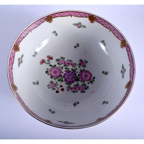 73 - A 19TH CENTURY FRENCH SAMSONS OF PARIS PORCELAIN PLATE with French gilt metal mounts, together with ... 