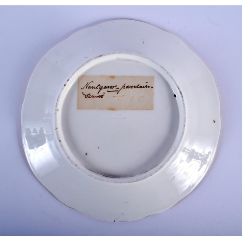 80 - A LOVELY EARLY 19TH CENTURY WELSH NANTGARW PORCELAIN CABINET PLATE probably painted in London by Tho... 