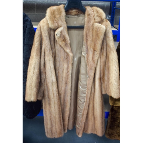 815 - FIVE VINTAGE FUR COATS. (5)