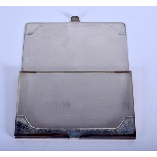 913 - A TIFFANY & CO SILVER CASE. 57 grams. 9.5 cm x 6 cm.