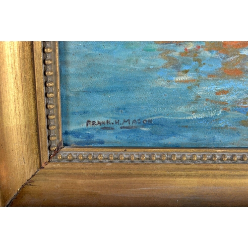 1502 - Frank Mason (1875-1965) Oil on canvas, SS Menelaus. Image 40 cm x 55 cm.