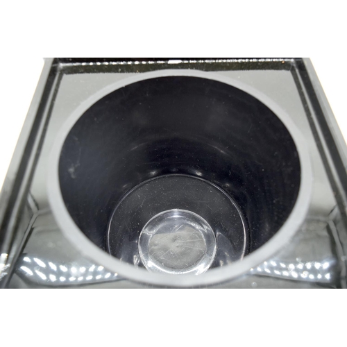 2538 - A vintage Italian  metal  ice bucket together with a Jamaican cigar container and two Spanish bottle... 