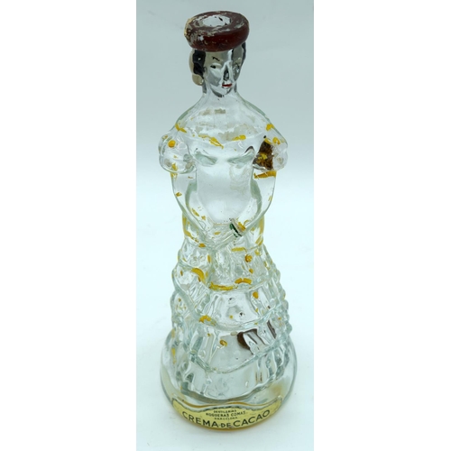 2538 - A vintage Italian  metal  ice bucket together with a Jamaican cigar container and two Spanish bottle... 