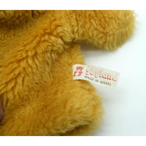 2543 - A collection of vintage soft toys and teddys Deans rag book, etc 34cm (4).