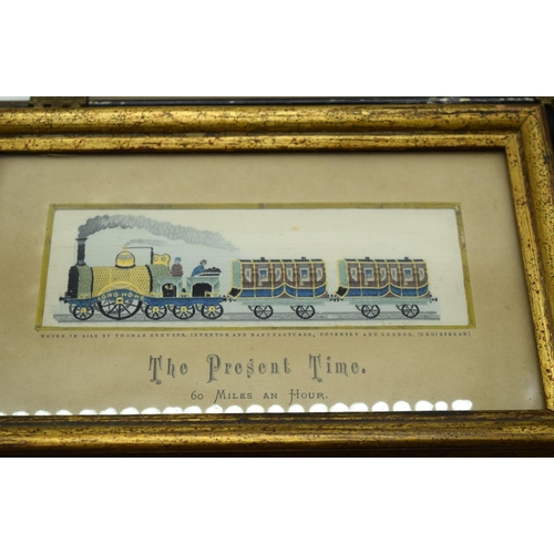 2557 - A collection of small Victorian Stevengraphs in  woven silk by Thomas Stevens various subjects, hunt... 