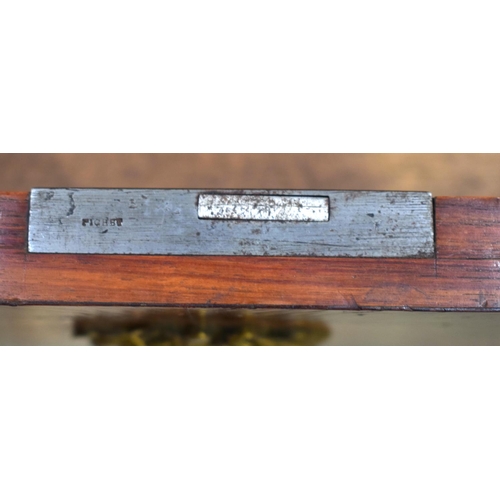 2587 - A LARGE 19TH CENTURY FRENCH KINGWOOD AND ORMOLU COMMODE with marble top and splayed feet. 102 cm x 8... 