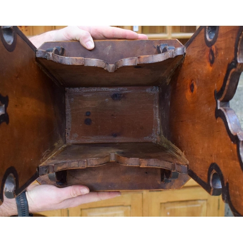 2608 - A RARE CONTINENTAL ART NOUVEAU FRUITWOOD PHOENIX STOOL decorated with various birds. 52 cm x 41 cm.