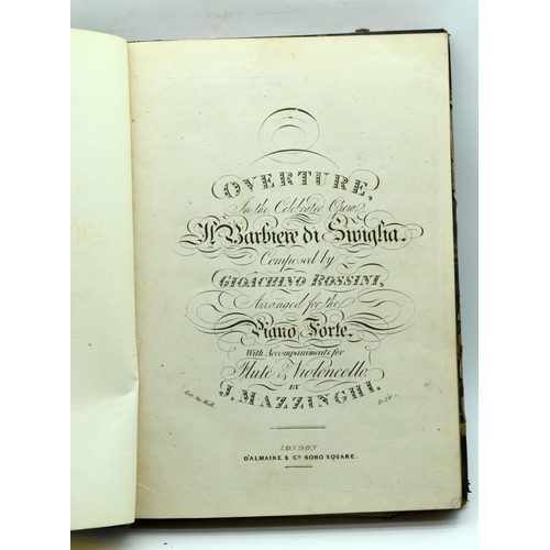 2505 - J & F Newell 1838  Book of Overtures from Operas for the Piano Forte published by D'Almaine & Co var... 