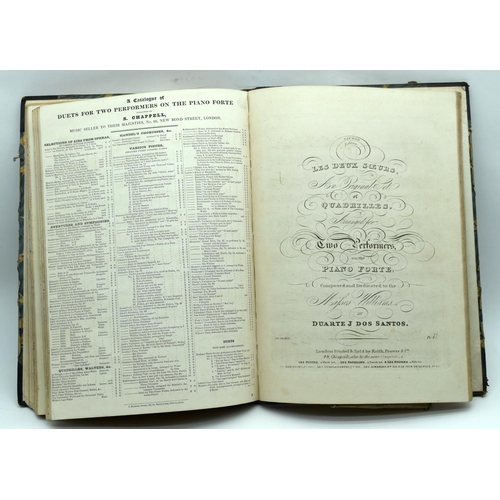 2505 - J & F Newell 1838  Book of Overtures from Operas for the Piano Forte published by D'Almaine & Co var... 