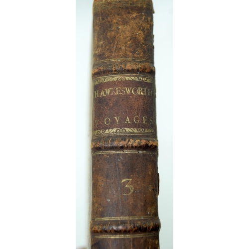 2510 - The 1773 book of an Account of the Voyages of Discoveries in the Southern Hemisphere by Commodore Br... 
