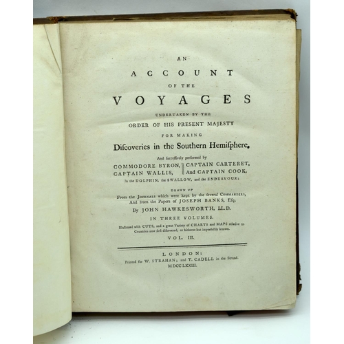 2510 - The 1773 book of an Account of the Voyages of Discoveries in the Southern Hemisphere by Commodore Br... 