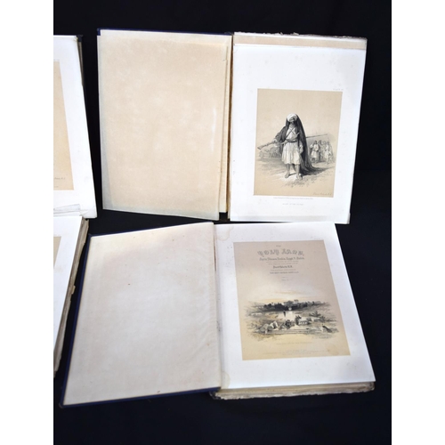 2511 - The complete six volumes of Books of the Holy Land by David Roberts R A published by Day & Son 1855.... 