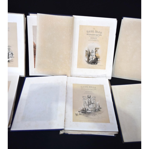 2511 - The complete six volumes of Books of the Holy Land by David Roberts R A published by Day & Son 1855.... 