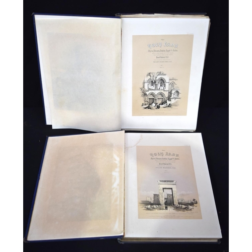 2511 - The complete six volumes of Books of the Holy Land by David Roberts R A published by Day & Son 1855.... 