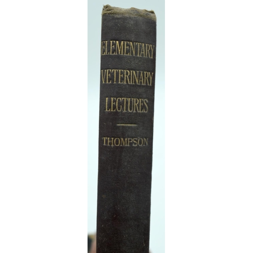 2515 - The Modern System of Farriery book by George Skeavington MRVC C1850 together with a copy of Elementa... 
