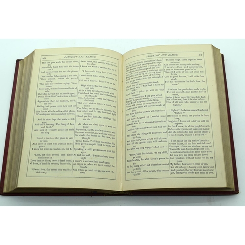 2516 - A book on the works of Alfred Tennyson published 1879 together with Wordworths Poetical works 19 x 1... 