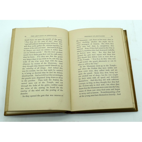 2517 - The story of the last days of Jerusalem book by the Rev. Alfred Church C1886 together with Nolan's H... 