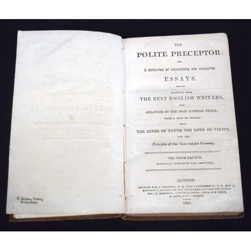 2520 - Collection of Books including The Poetical works of Milton printed 1808,works of Alexander Pope 1751... 
