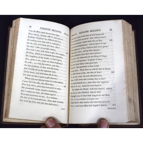 2520 - Collection of Books including The Poetical works of Milton printed 1808,works of Alexander Pope 1751... 