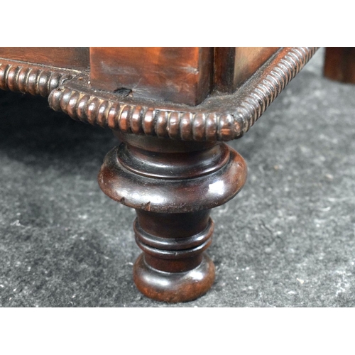 2566 - AN EARLY 19TH CENTURY SECRETAIRE MAHOGANY CHIFFONIER with lyre supports, brass mounts and reeded doo... 